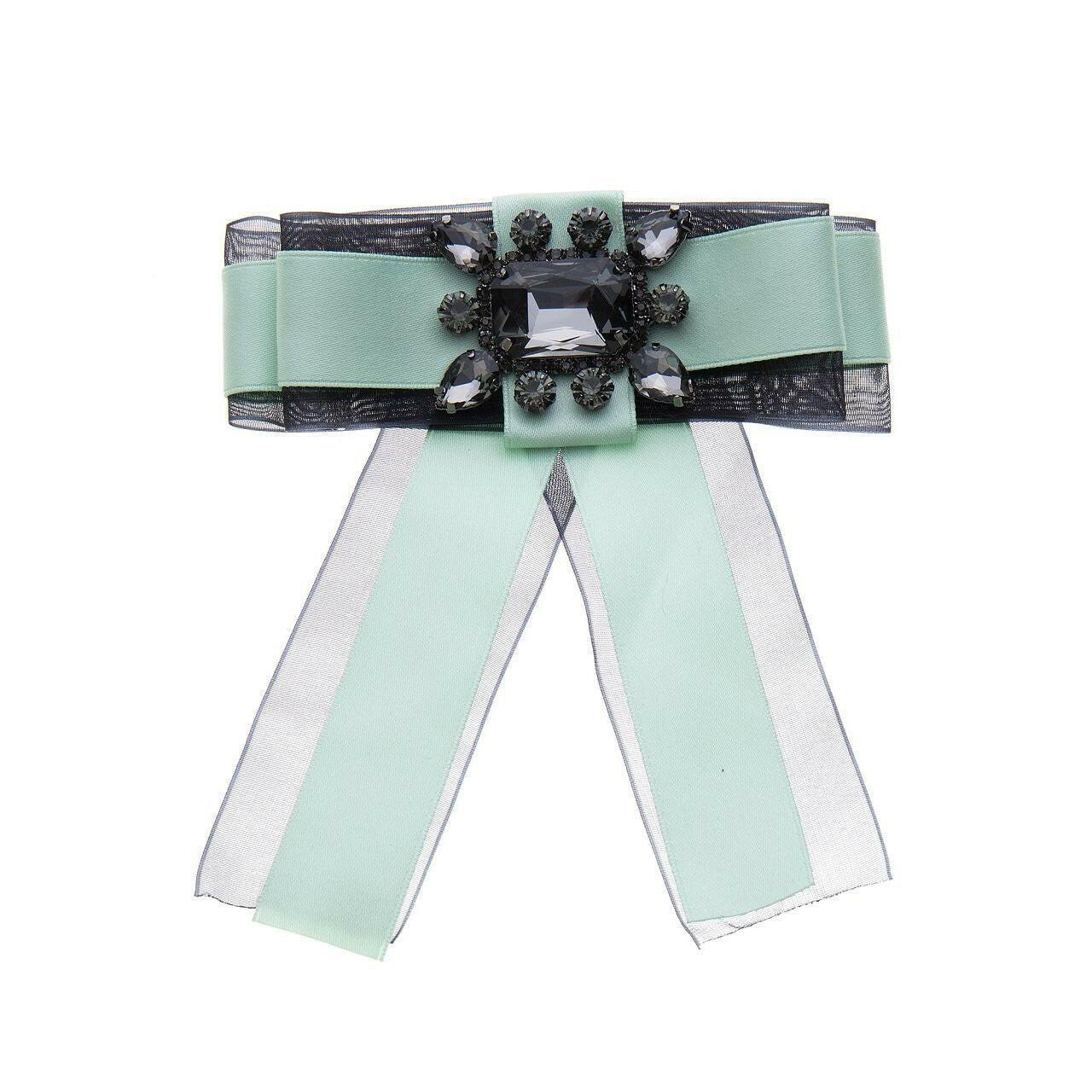 Schleife - Uni-schwarzer Spitzenstoff - Fox by Ren Schleife - Uni-schwarzer Spitzenstoff - Fox by Ren