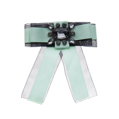 Schleife - Uni-schwarzer Spitzenstoff - Fox by Ren Schleife - Uni-schwarzer Spitzenstoff - Fox by Ren