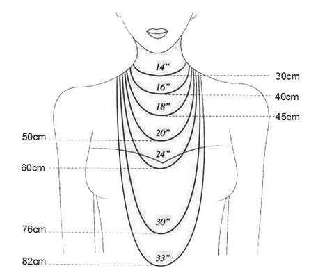 Halskette-Multi Kreise.
