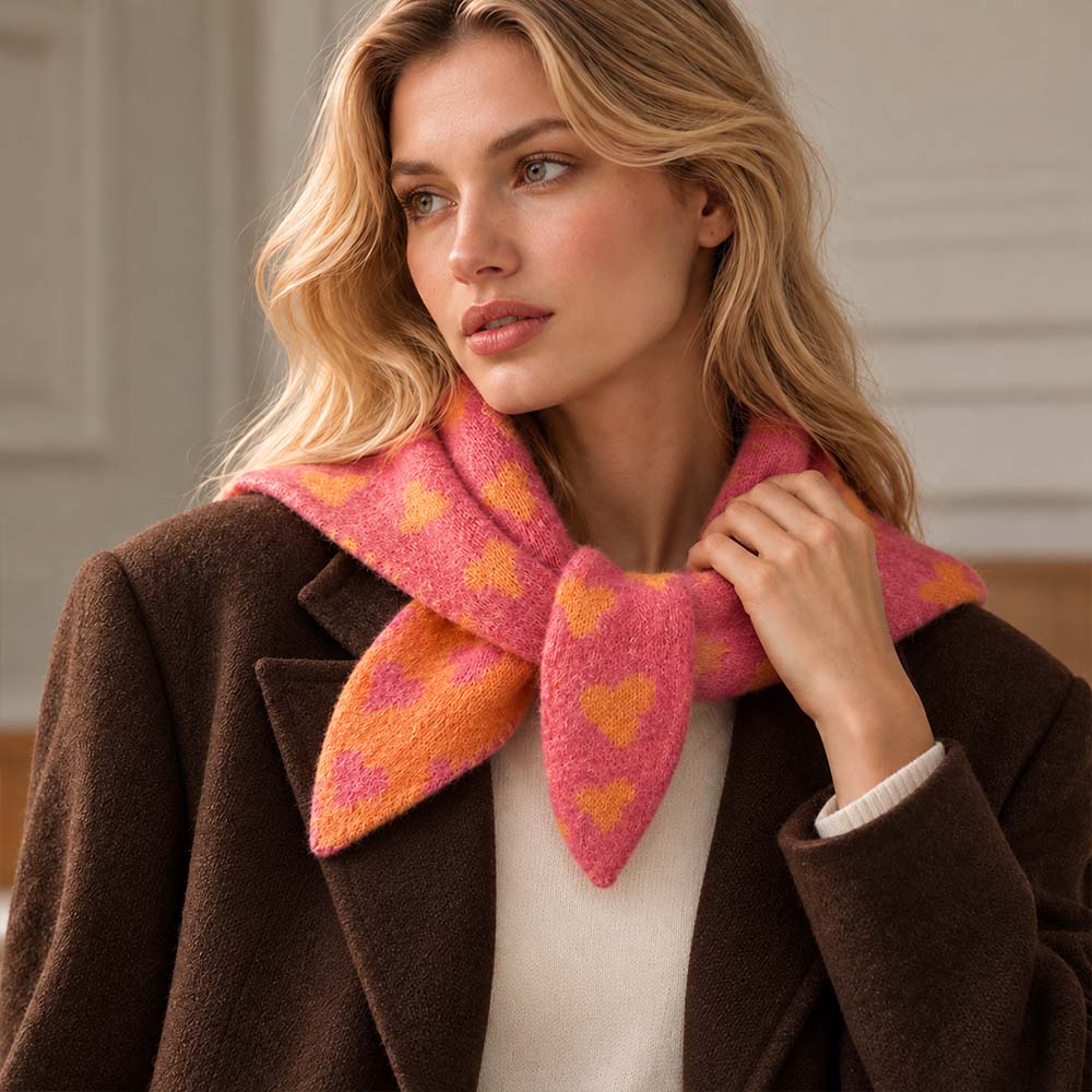 Mini Dreieckstuch - Herzen