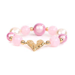 Armband - Magic Pearls Herz 12mm - Fox by Ren