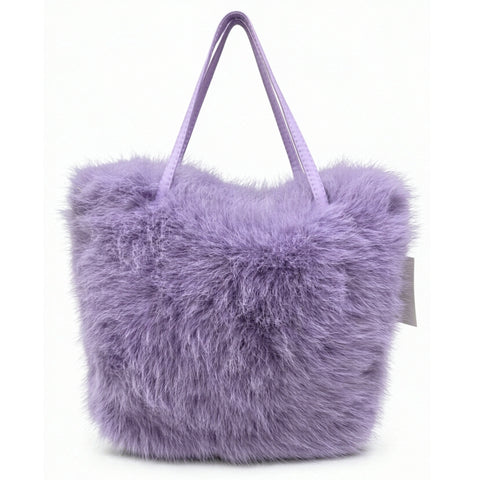 Tasche - aus Kunstfell Mittelgroß