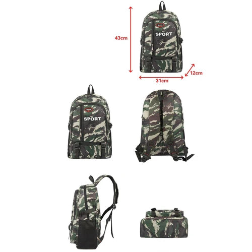 Rucksack - Camouflage Sport.