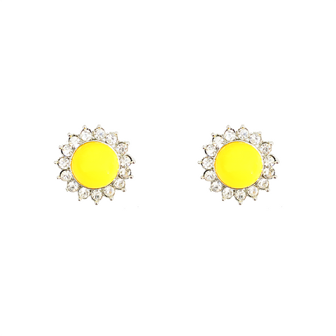 Ohrclips - Sonnenblume