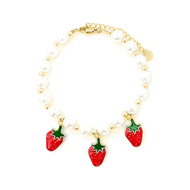 Armband -  Erdbeere