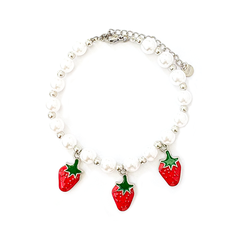 Armband -  Erdbeere