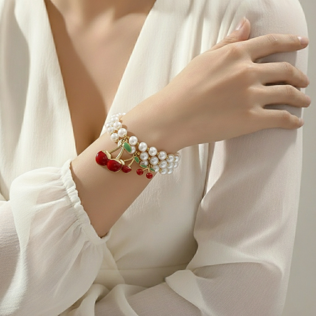 Armband - Kirsche