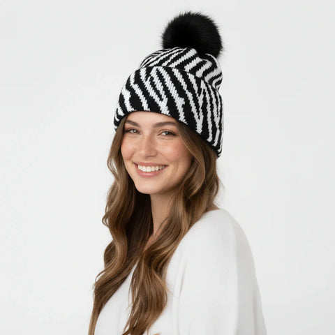 Mütze - Zebra