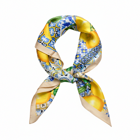 Vierecktuch - Zitrone