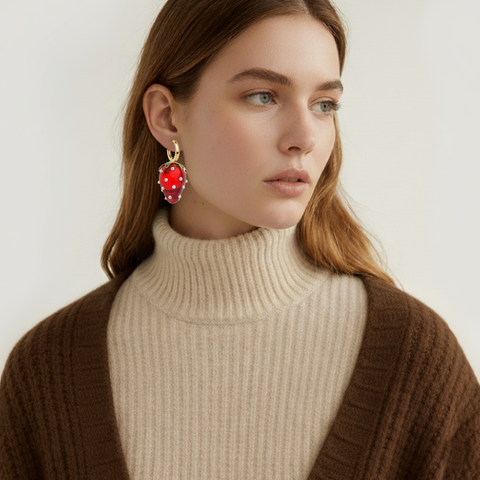 Ohrringe - Erdbeere