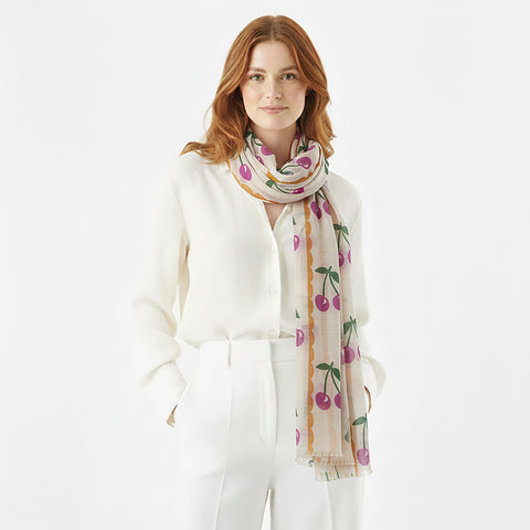 Schal - Kirsche