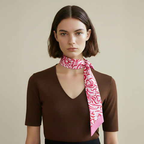 Schmales Halstuch - Herzen