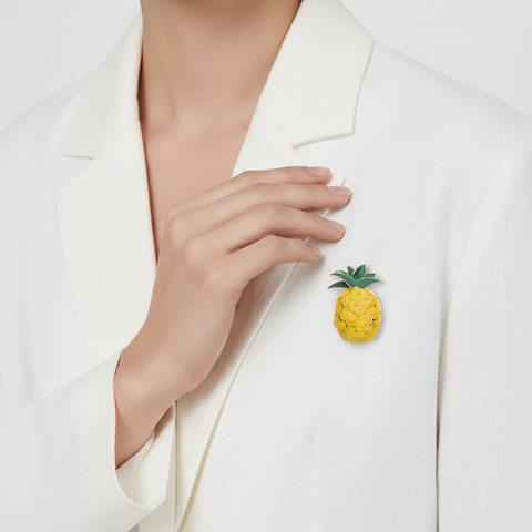 Brosche - Ananas