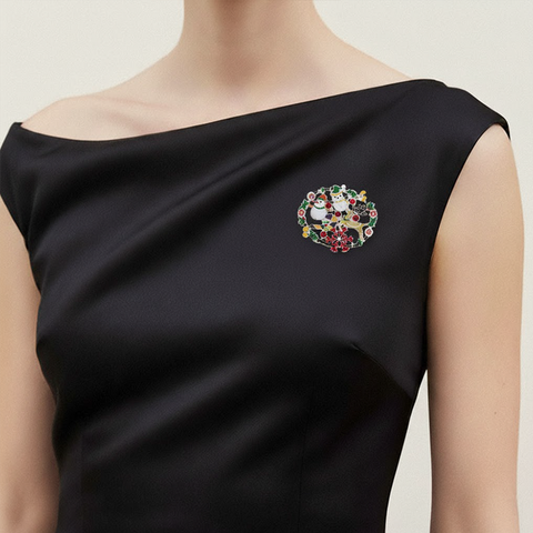 Brosche - Weihnachten