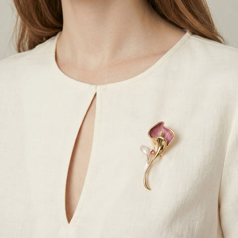 Brosche - Calla