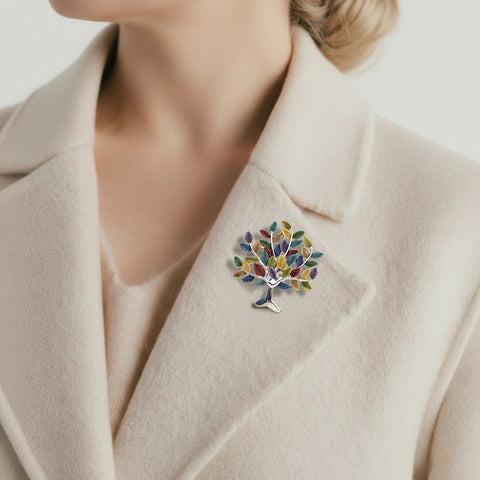 Brosche - Lebensbaum