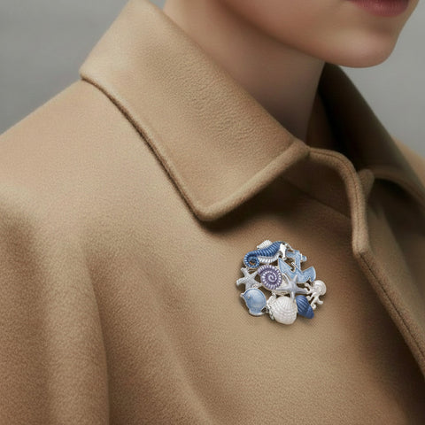 Brosche - Meereswelt