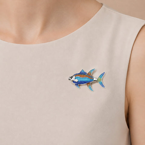 Brosche - Fisch