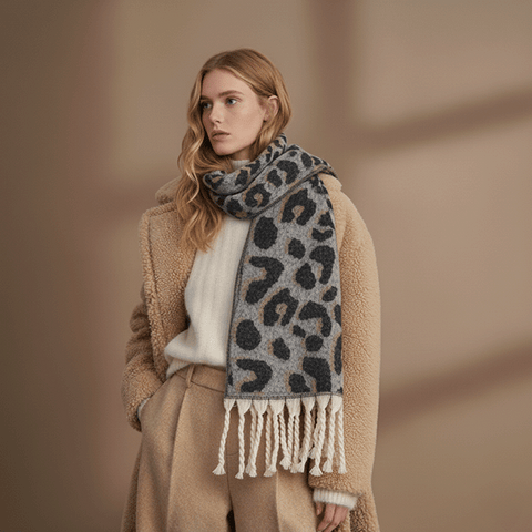 Schal - Leopardenmuster
