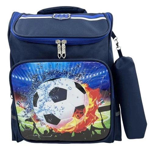 Rucksack - Schule Fußball - Fox by Ren