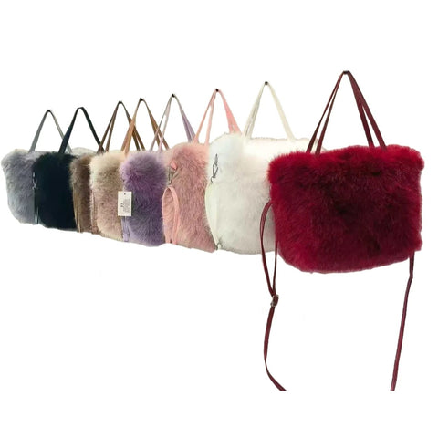 Tasche - aus Kunstfell Mittelgroß