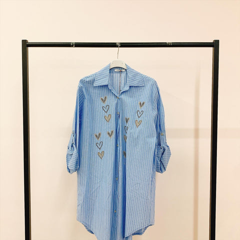 Bluse - Herzen