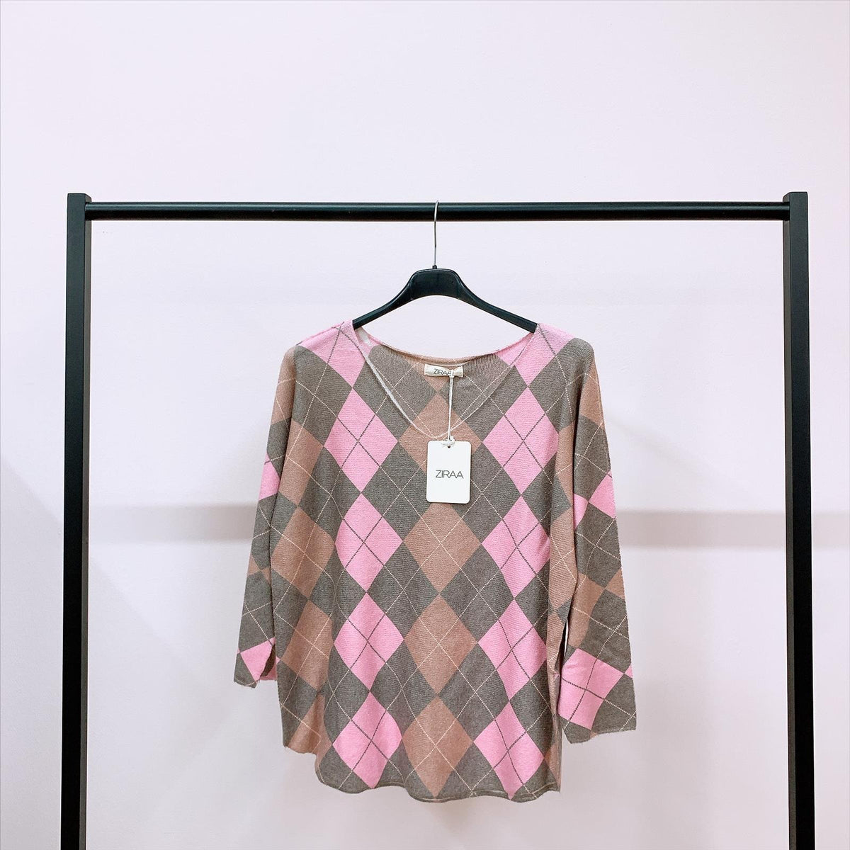 Pullover - Argyle Muster