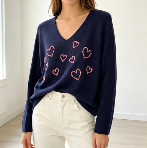 Pullover - Herzen