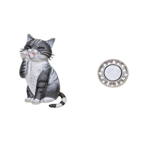 Brosche - Katze