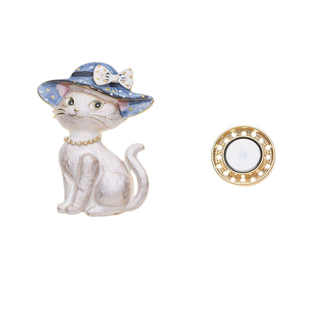 Brosche - Katze