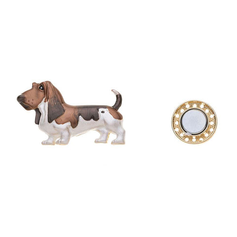 Brosche - Basset Hound