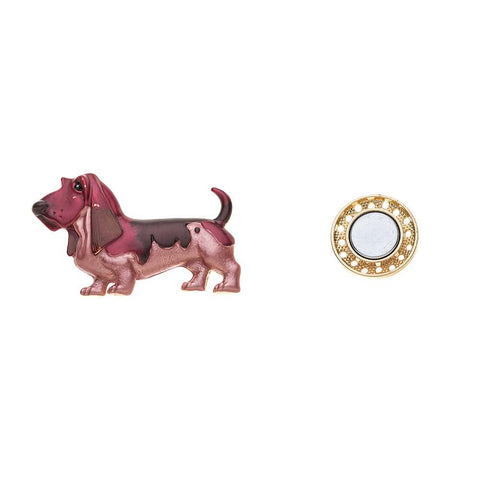 Brosche - Basset Hound