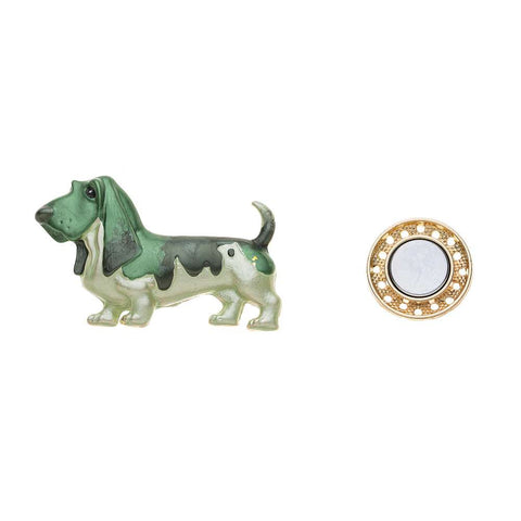 Brosche - Basset Hound