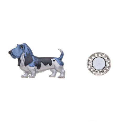 Brosche - Basset Hound