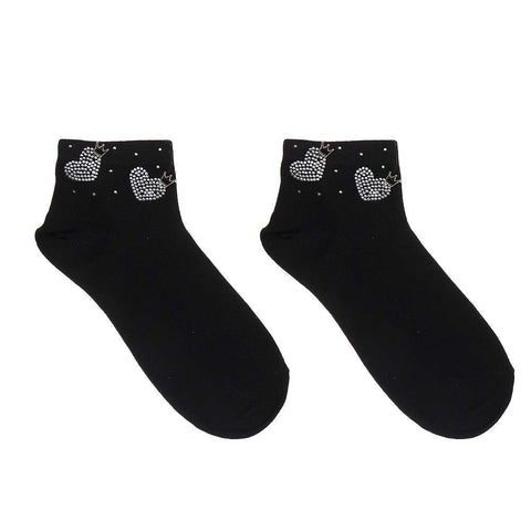 Socken - Herz mit Krone