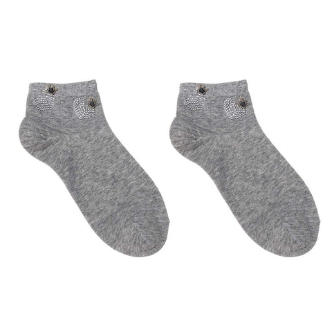 Socken - Herz mit Krone