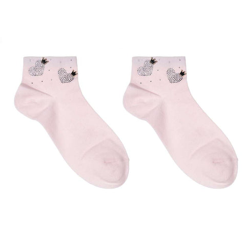 Socken - Herz mit Krone
