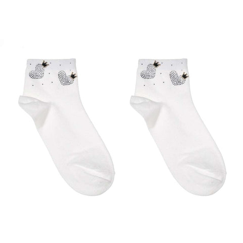 Socken - Herz mit Krone