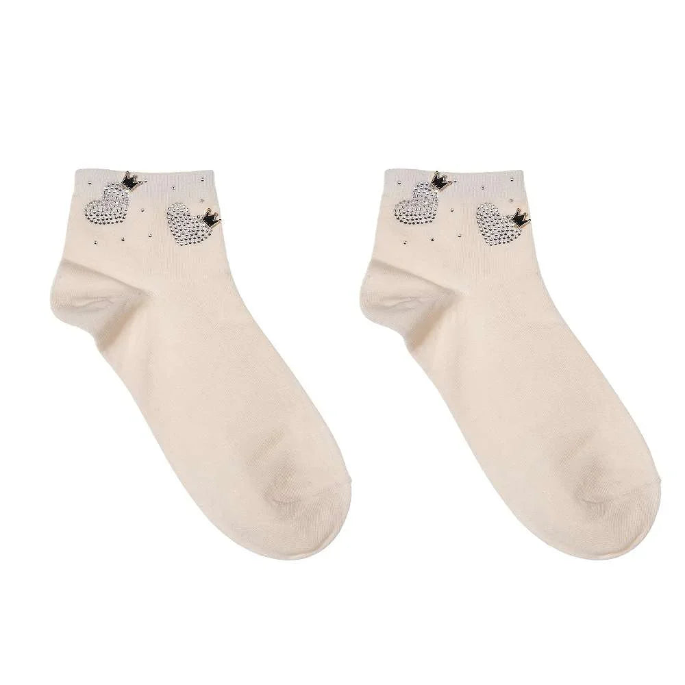 Socken - Herz mit Krone