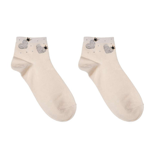Socken - Herz mit Krone