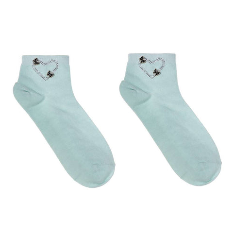 Socken - Herz mit Schmetterling