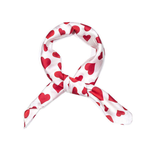 Vierecktuch - Herzen