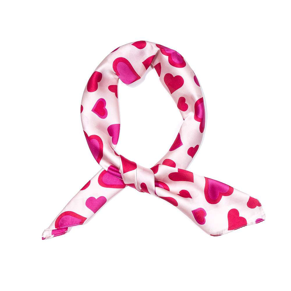 Vierecktuch - Herzen