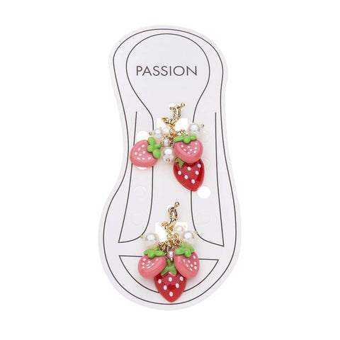 Schuh Charms - Erdbeere