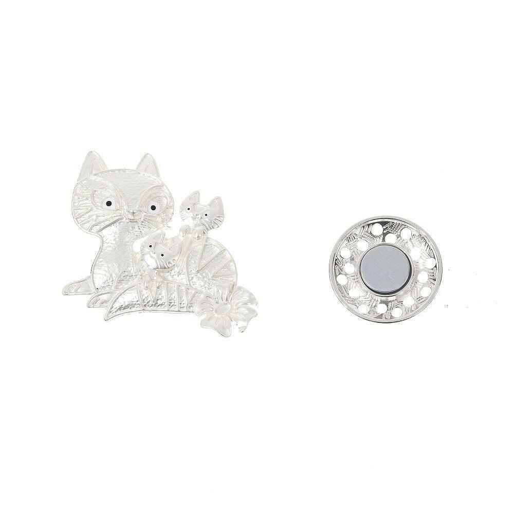 Brosche - Katzen - Fox by Ren
