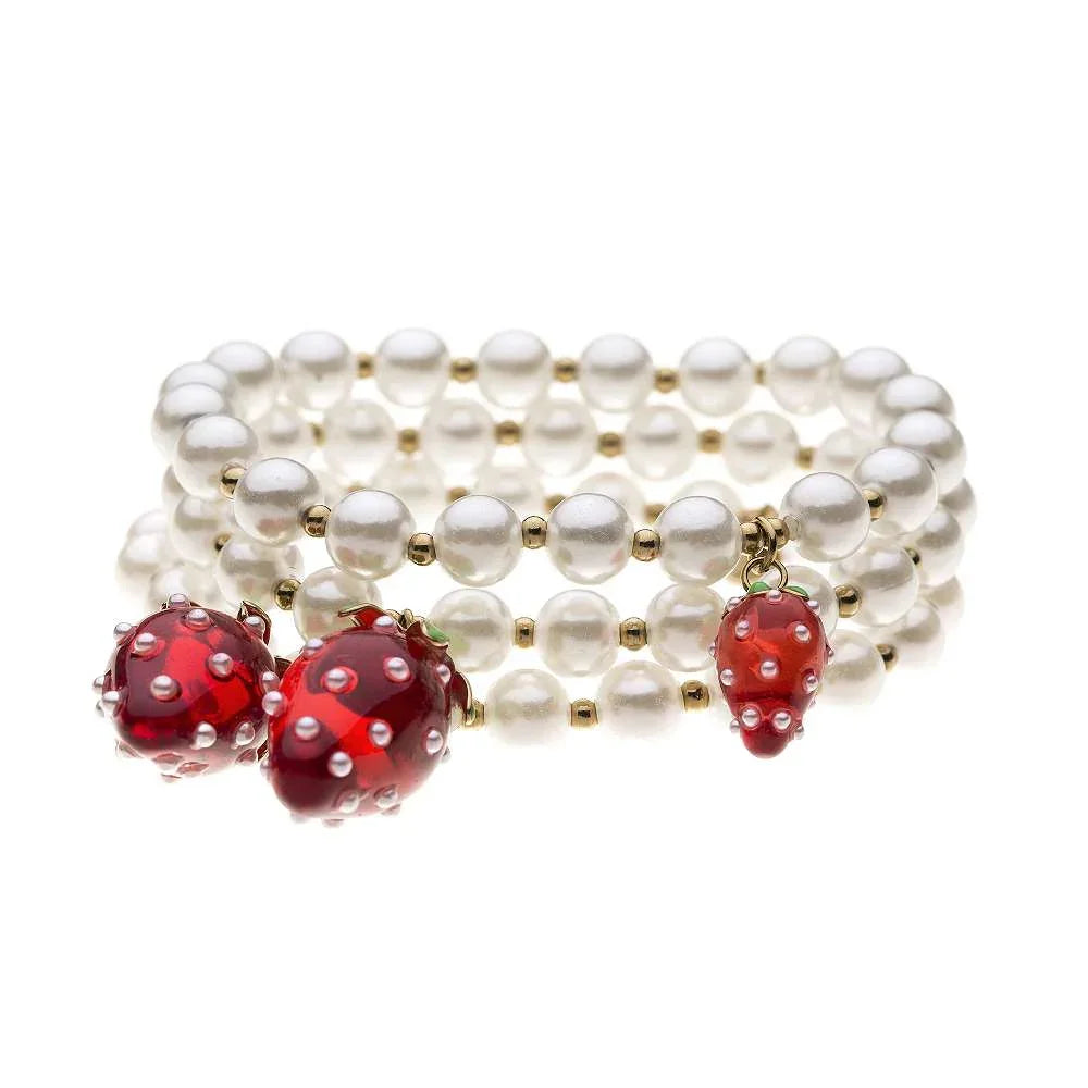 Armband - Erdbeere