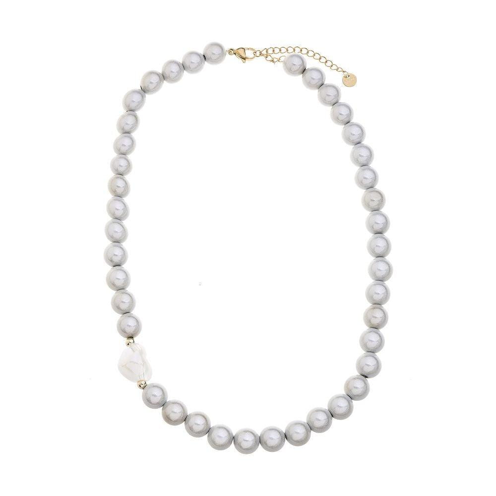 Halskette - Magic Pearls Herz 10mm - Fox by Ren