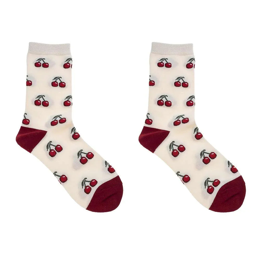 Socken - Kirsche