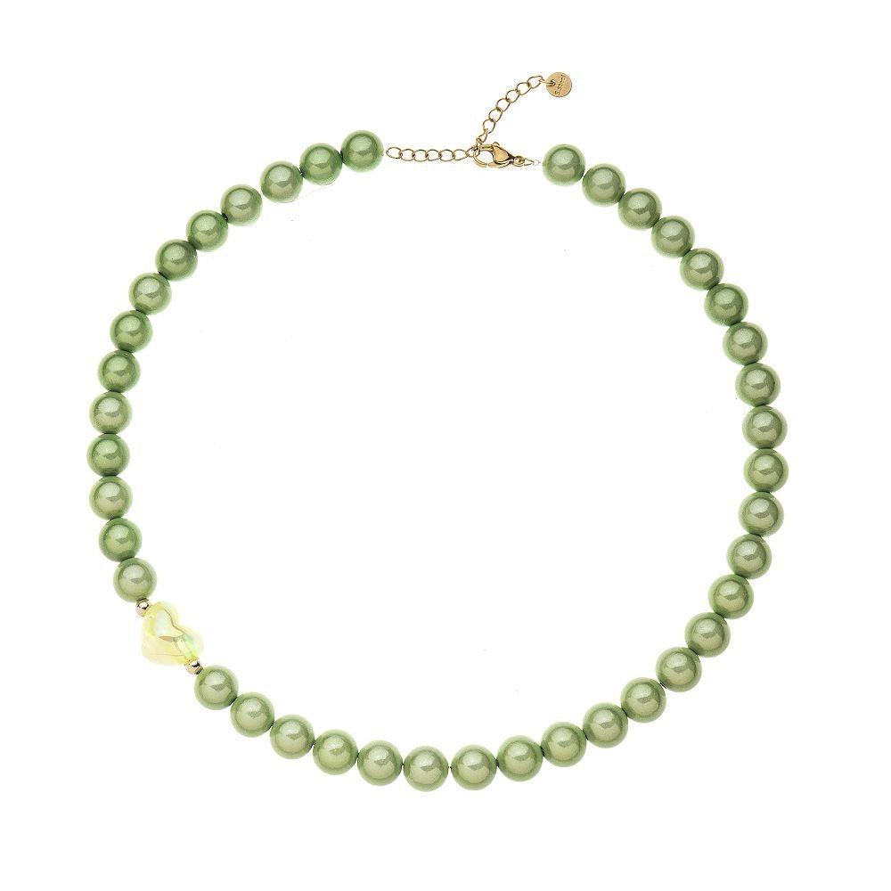Halskette - Magic Pearls Herz 10mm - Fox by Ren