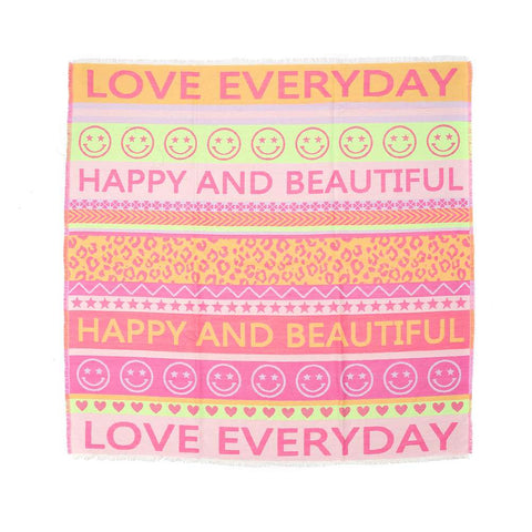 Vierecktuch - Love Everyday